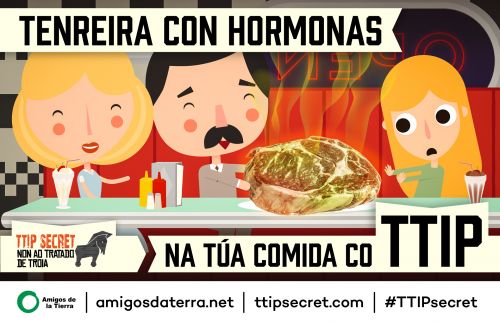 TTIP Postcard - Beef CaptionGalician-Galego