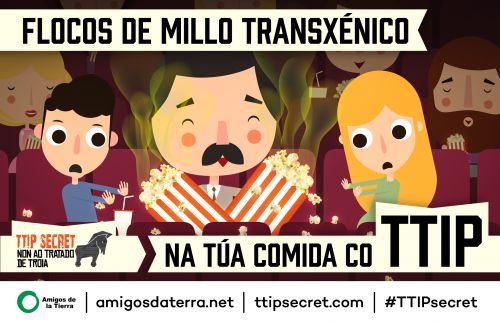 TTIP Postcard - Popcorn CaptionGalician-Galego