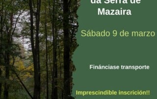 Cartel visita montes veciñais en man común de Castro Caldelas