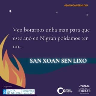 cartel san xoan sen lixo